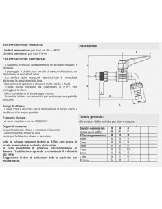 RUBINETTO SFERA PORTAGOMMA VIVA DIAMETRO 1" 2