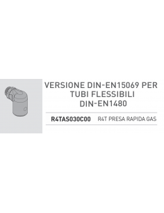 VENTIL MIT SCHNELLEINSPANNUNG AN FLEXIBLEM SCHLAUCH...