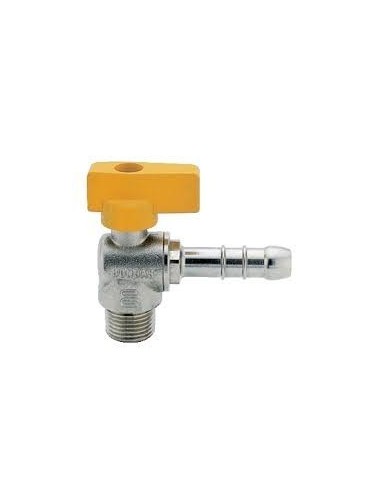 RUBINETTO SFERA CON PORTAGOMMA METANO 1/2