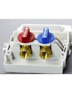 EINBAU-DOPPELHÄHNE FN15 MIT 1/2 ZOLL INNENGEWINDE