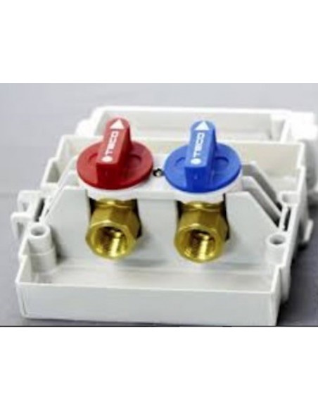 RUBINETTO INCASSO DOPPIO FN15 FILETTI 1/2 FEMMINA