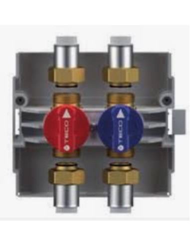 RUBINETTO INCASSO DOPPIO K400 EUROKONO