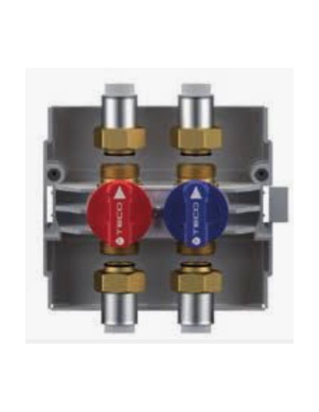 RUBINETTO INCASSO DOPPIO K400 EUROKONO