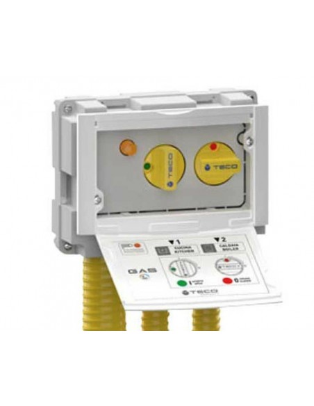 TECO COLLETTORE GAS K2.2 UNA ENTRATA DUE USCITE