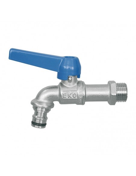 RUBINETTO SFERA PORTAGOMMA  ATTACCO RAPIDO 1/2