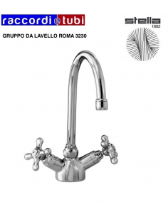 Einhebel-Spülbeckenarmatur STELLA Serie ROMA mit hohem,...