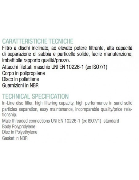 SCHEIBENFILTER 1.1/4