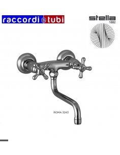 Wandwaschbeckenarmatur STELLA Serie ROMA, niedriger...