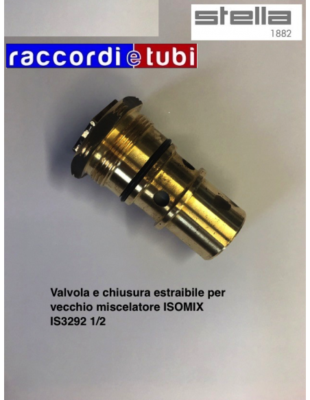 Ricambio Filtro con Chiusura Stella parte estraibile per miscelatore Isomix 1/2 Stella CP25-18