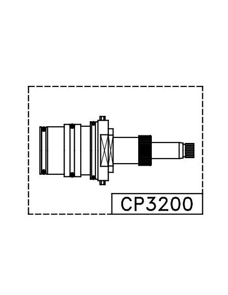 INNENTEIL MISCHER STERN CP3200 EINBAU ISOMIX "NEU"