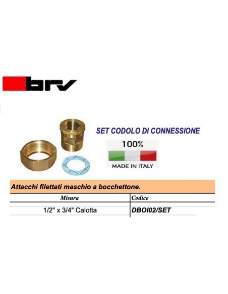 GIRELLO 3/4X1/2 FEMMINA MASCHIO CON VALVOLA INCORPORATA
