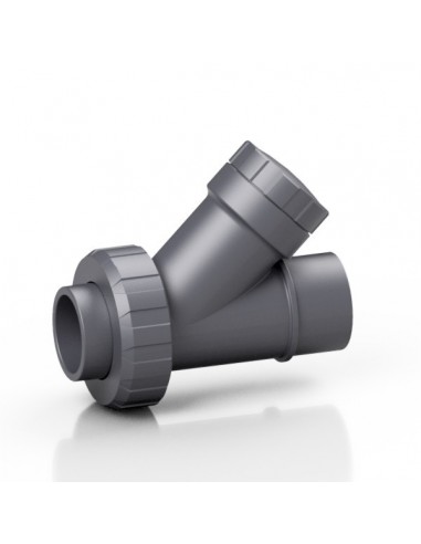 VALVOLA NON RITORNO 1.1/2 A PALLA SOCLA IN PVC