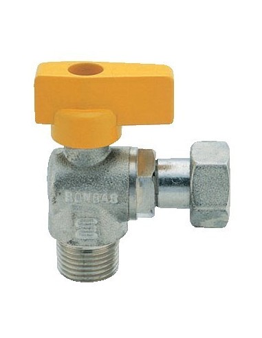 VALVOLA SFERA PER GAS 1/2X1/2MF SQUADRA CON...