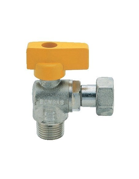 VALVOLA SFERA PER GAS 1/2X1/2MF SQUADRA CON GIRELLO