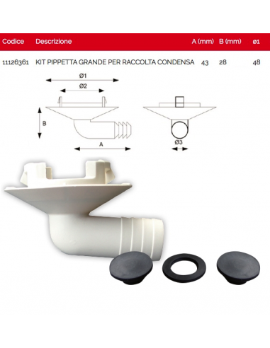 KIT PIPETTA GRANDE X RACCOLTA COND.