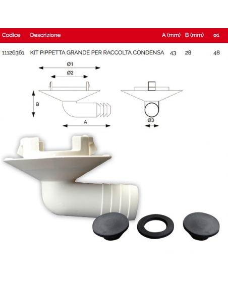 KIT PIPETTA GRANDE X RACCOLTA COND.