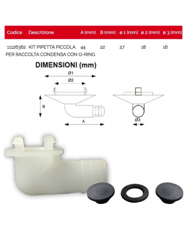 KIT PIPETTA PICCOLA X RACCOLTA COND.