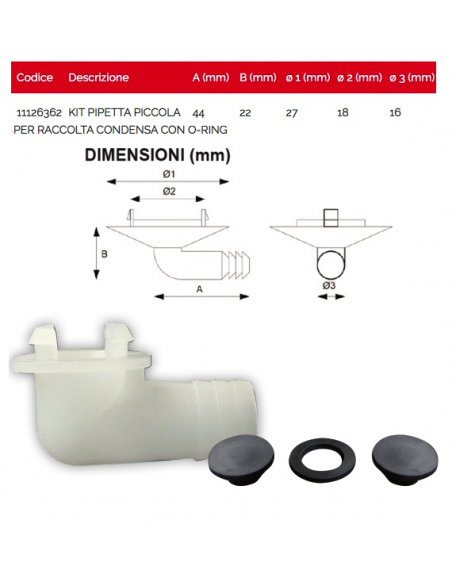 KIT PIPETTA PICCOLA X RACCOLTA COND.