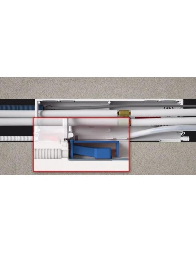 VORRICHTUNG FÜR EINBAU MIT TECHNOGAS-SCHWIMMER