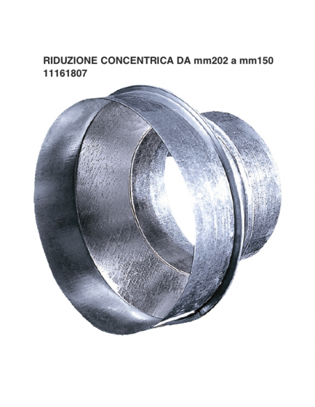 RIDUZIONE ZINCATA PER PLENUM 200X145