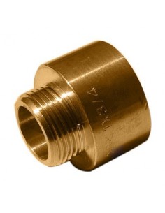 MESSING-REDUZIERUNGS-MUFFE IG 1.1/4X2"