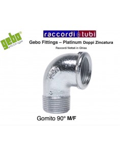 GOMITO FERRO ZINCATO MF Ø 1"