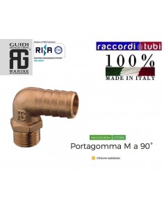 PORTAGOMMA OTTONE CURVO M.1.1/2X45