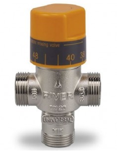 MISCELATORE TERMOSTATICO UNIVERSALE RIVER DIAM.1" R00383