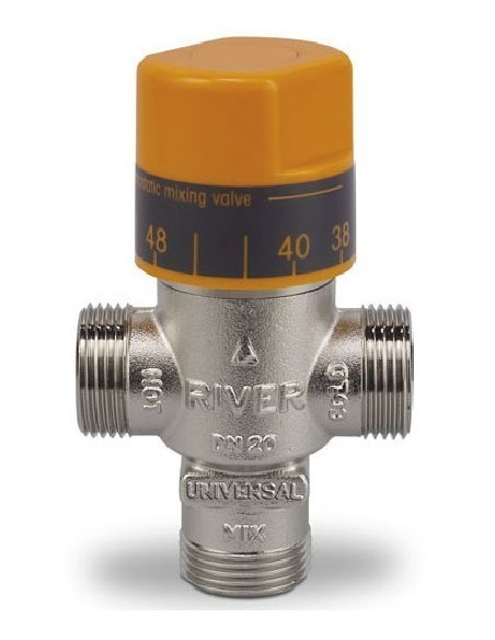 MISCELATORE TERMOSTATICO UNIVERSALE RIVER DIAM.1" R00383