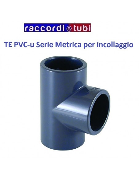 TE PVC INCOLLAGGIO DIAMETRO 32 FF PN16