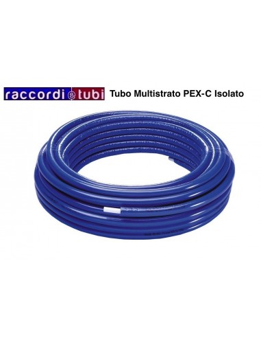 TUBO MULTISTRATO ISOLATO Ø20X2 MT.50 PEXC