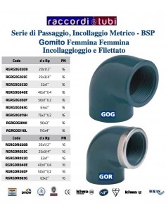 PVC-WINKEL KLEBEN DIAM.40X1.1/4 GOG