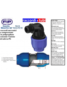 90° KOMPRESSIONSWINKEL MAGNUM MAX FIP 63X2"M