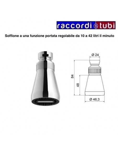 MESSING DUSCHKOPF ZURICH 1 FUNKTION MAXIMALE DURCHFLUSSRAUSCH 42,3 LITER PRO MINUTE