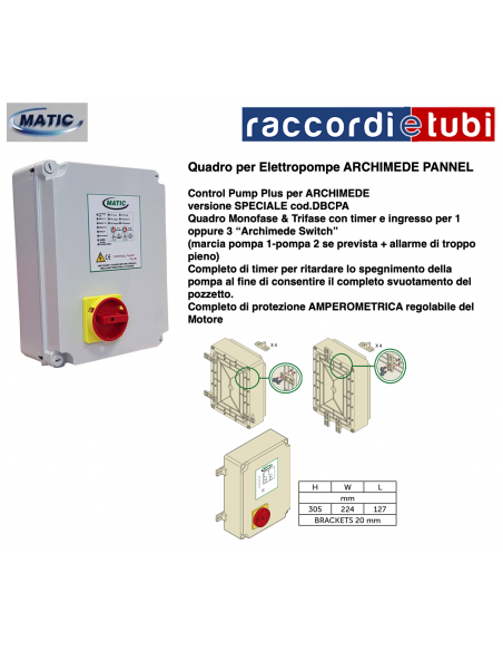QUADRO MATIC MULTISPANNUNG CP PLUS 220-380 V