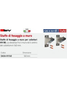 STAFFA FISSAGGIO 160mm SEPARATORI DN
