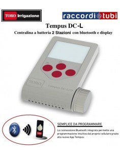 PROGRAMMATORE TORO DA 9V TEMP-2-DC-L BLUETOOTH CON DISPLAY