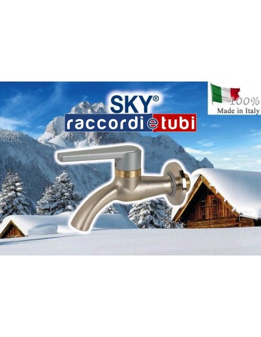 RUBINETTO PORTAGOMMA CROMATO SKY 1/2