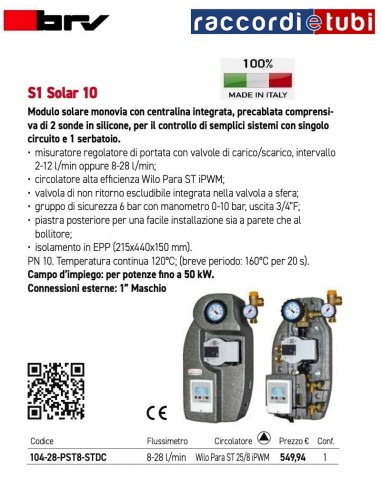 Modulo solare monovia con centralina integrata...