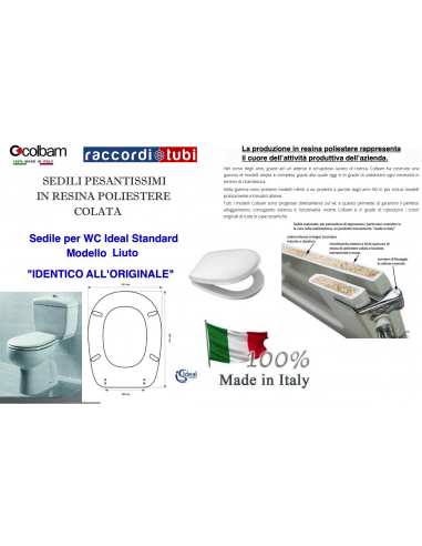 SEDILE LIUTO COLATO BIANCO EUROPEO COLBAM