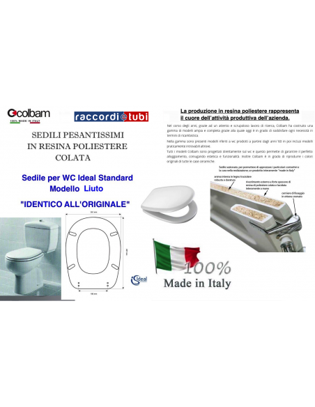 SEDILE LIUTO COLATO BIANCO I.S. COLBAM