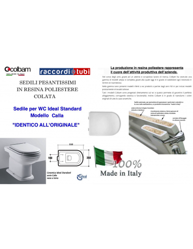 WEIßER CALLA SITZ AUS GUSSHARZ I.S. COLBAM