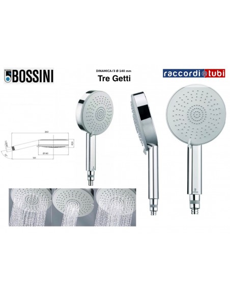 BOSSINI DUSCHBRAUSE DINAMICA 3 140 B00170