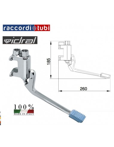 RUBINETTO A PED.IDRAL PAR.02064