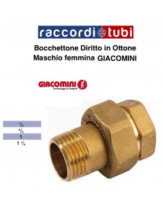 MESSINGSTRAIGHTES MÜNDPUNKT 1" GIACOMINI MF R18Y