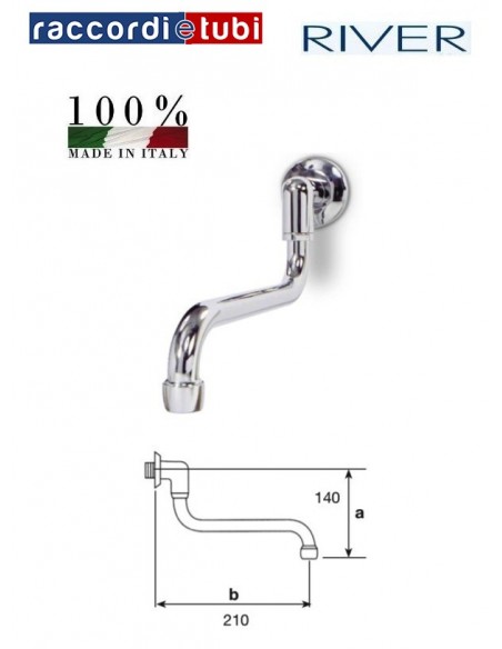 BOCCA EROGAZIONE A SNODO RIVER 592283 NORMALE