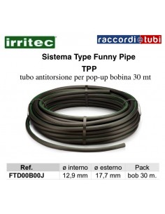 TUBO ANTITORSIONE TIPO FUNNY MT.30 PER COLLEGAMENTO POP-UP