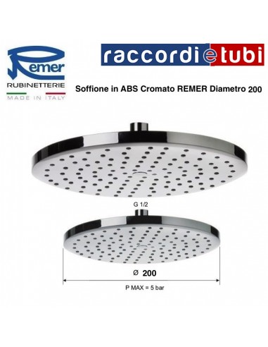 SOFFIONE REMER ABS DIAM.200