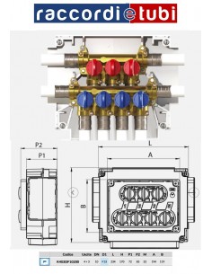 COLLETTORE 3 4 FASTEC K403DF10200