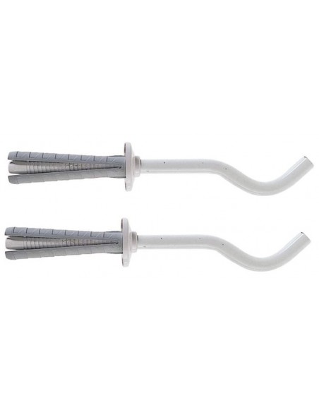 GUSSEISEN RADIATORE HALTERUNG 2/3 SÄULEN (Paar) RAL9010